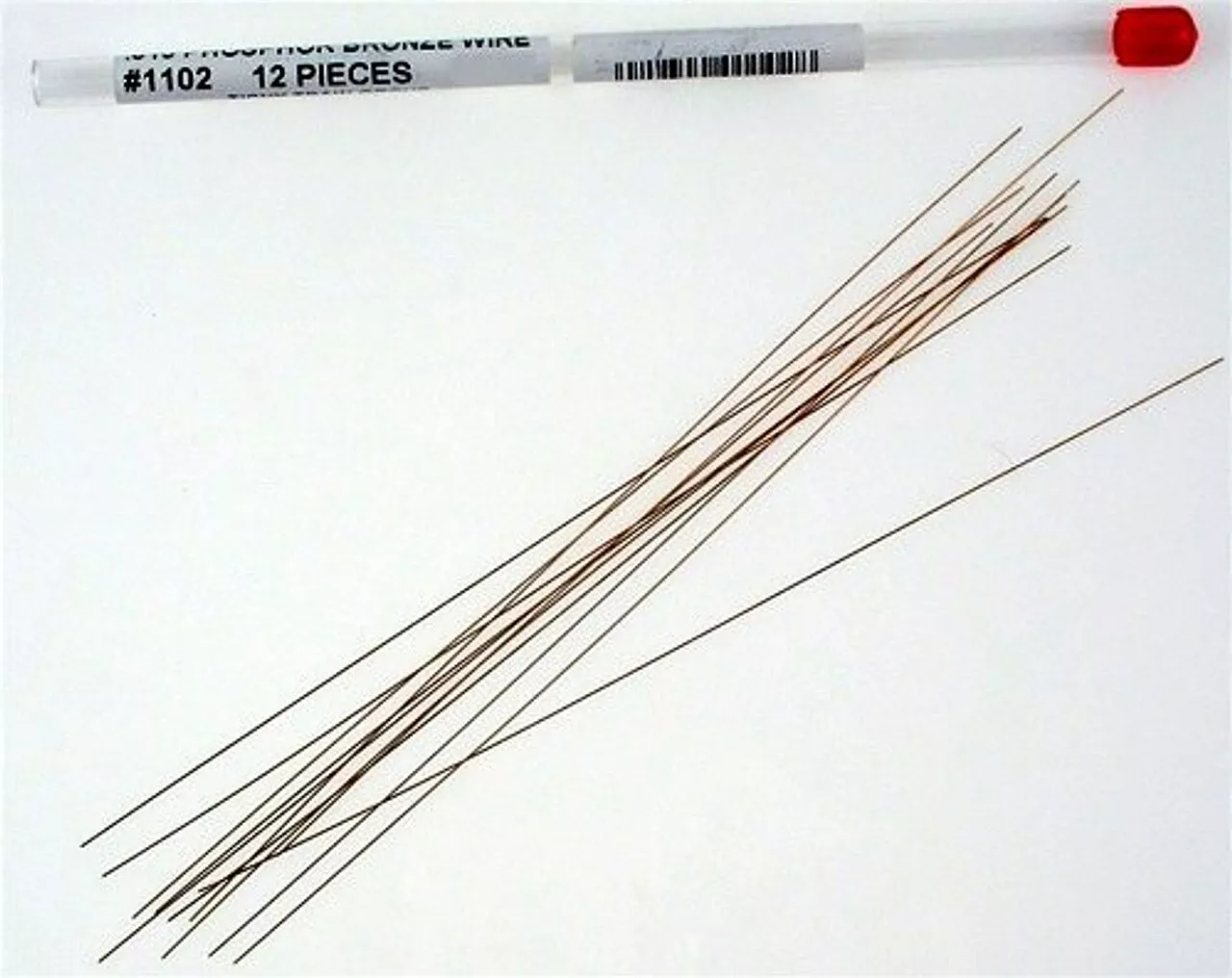 .015 Phosphor Bronze 8” Wire (12 pieces)