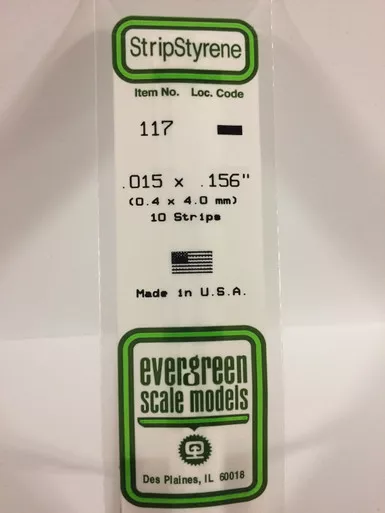 .015 x .156 Strips (10)