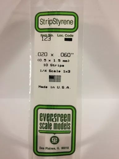 .020 x .060 Strips (10)