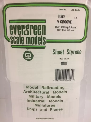 .020 x .060 V-Groove Siding SP