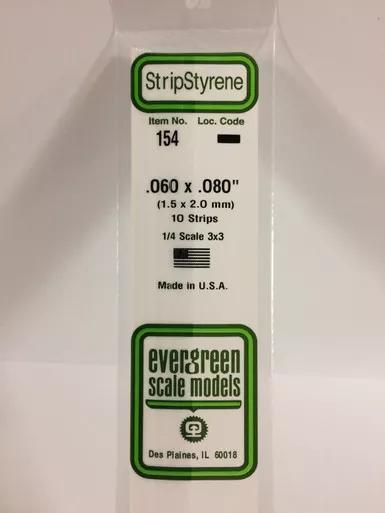 .060 x .080 Strips (10)