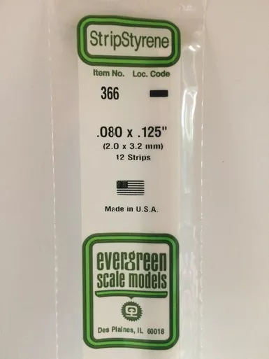 .080 x .125 x 24 Strips (12)