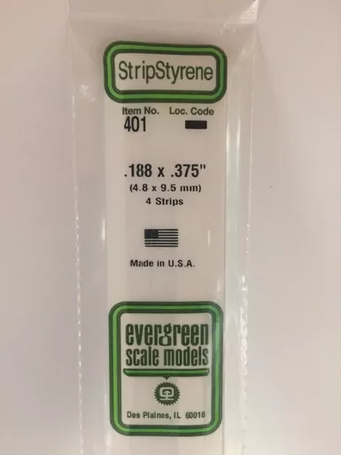 .188 x .375 x 24 Strips (4)