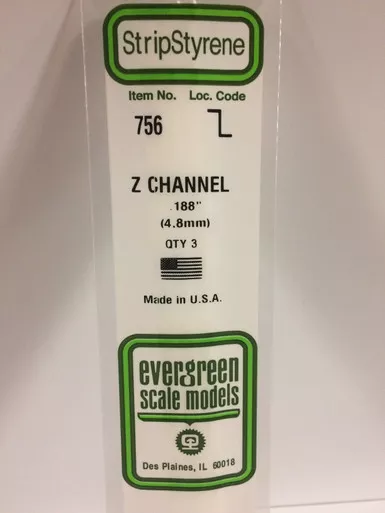 .250 Z-Channel (6.3mm) (2)