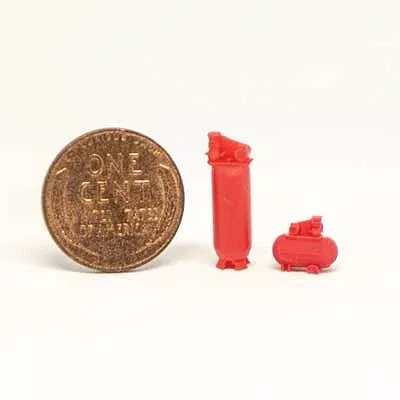 All Scale Miniatures 870904 HO Scale Air Compressor Kit -- 1 Each Short and Tall