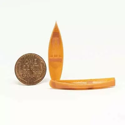 All Scale Miniatures 871908 HO Scale Canoe (1 Piece)
