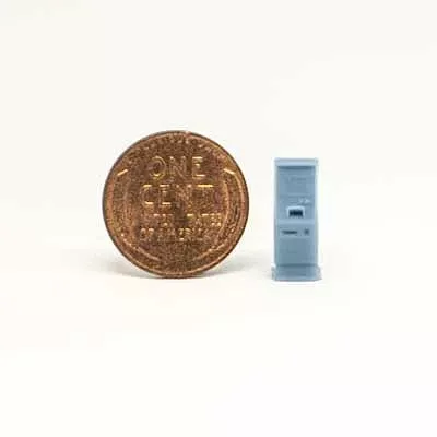 All Scale Miniatures 871933 HO Scale Modern Automated Teller Machine