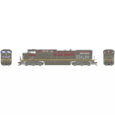 Athearn Genesis ~ HO Scale ~ AC4400CW ~ Union Pacific #6344 (Grey Ghost) ~ DCC Ready ~ 3141