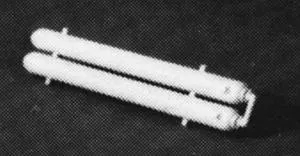 Detail Associates 3202 HO Scale Air Reservoirs -- Double 12"