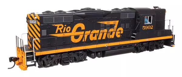 Walthers Mainline 910-10495 HO Scale EMD GP9 Phase II High Hood Standard DC DRGW #5902