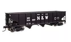 Walthers Mainline 910-56751 HO 70-Ton 3-Bay Hopper N&W #104550